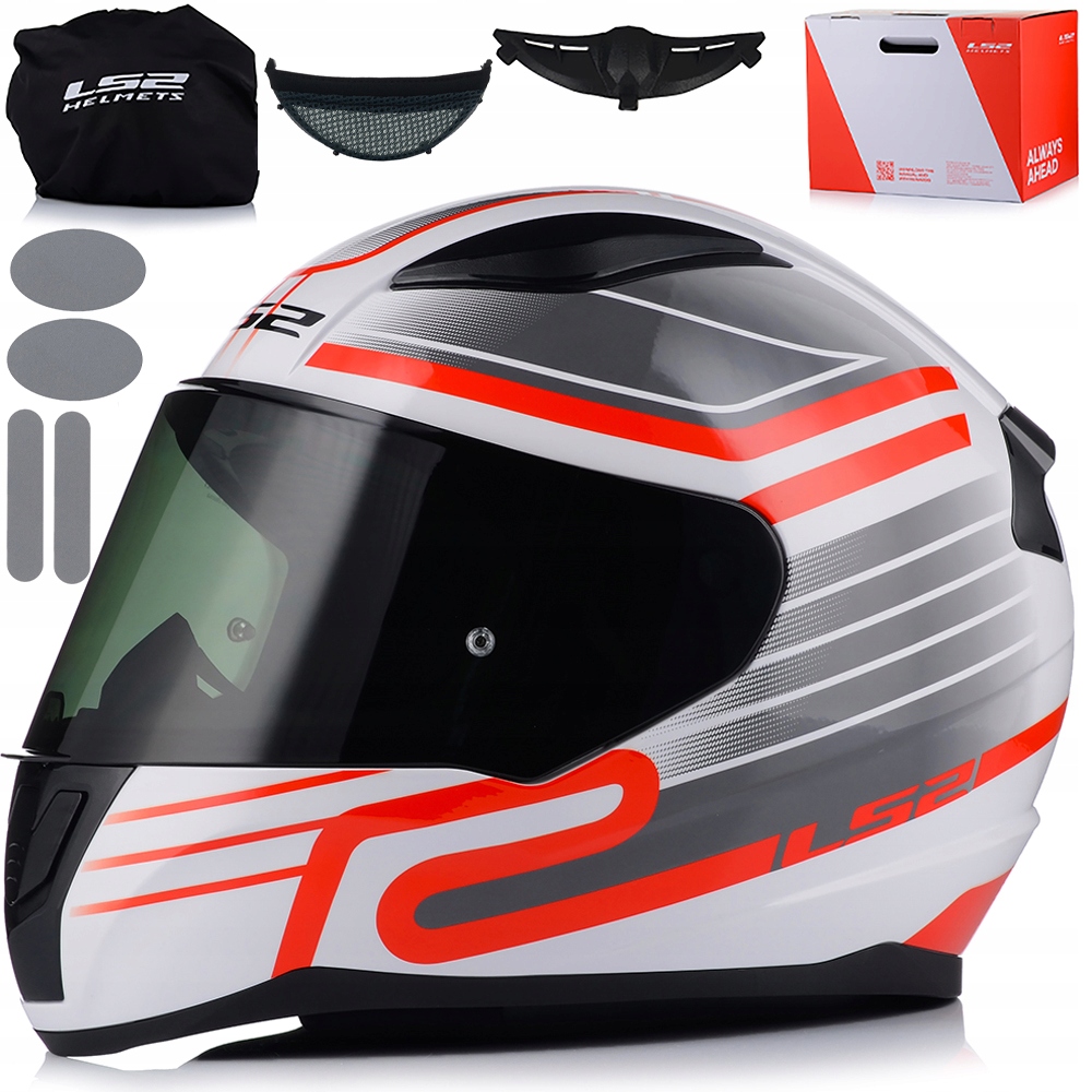 Motocyklová Prilba LS2 FF353 Rapid II Circuit Ece 22.06 Tónované Sklo