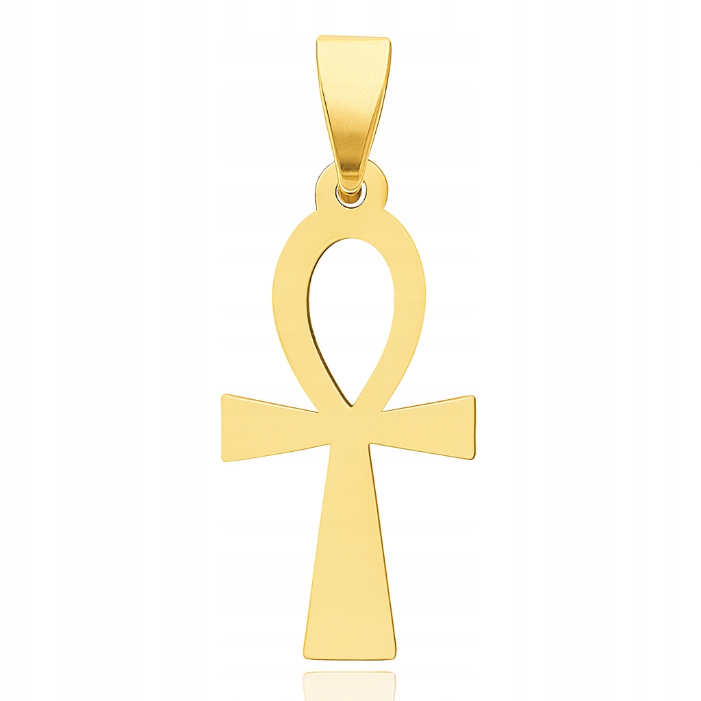 Zlatý Přívěsek Egyptský Kříž 25 mm Au585 (14K)