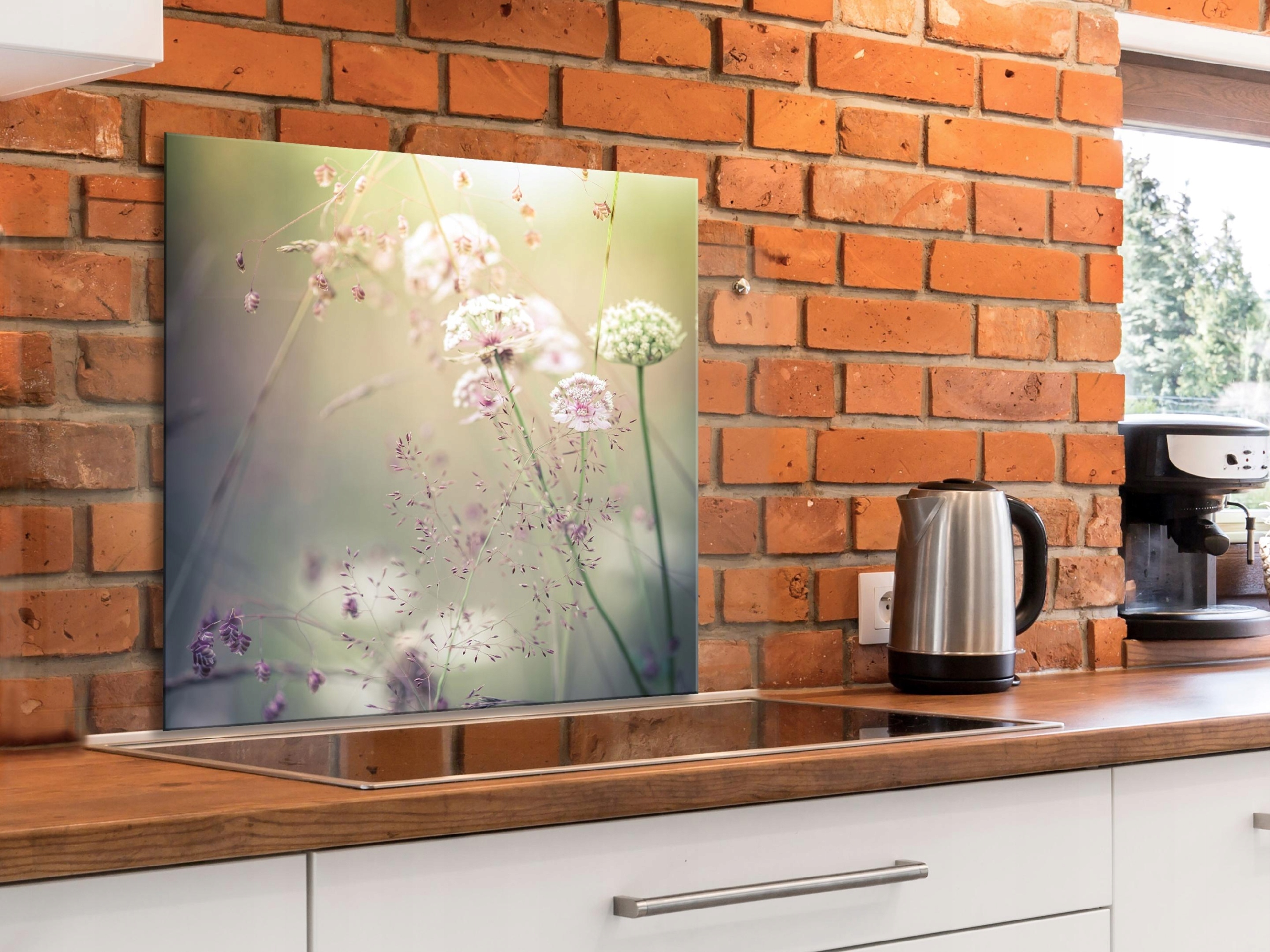 Skleněný Kuchyňský Panel 80x80 b-B-0428-aq-a