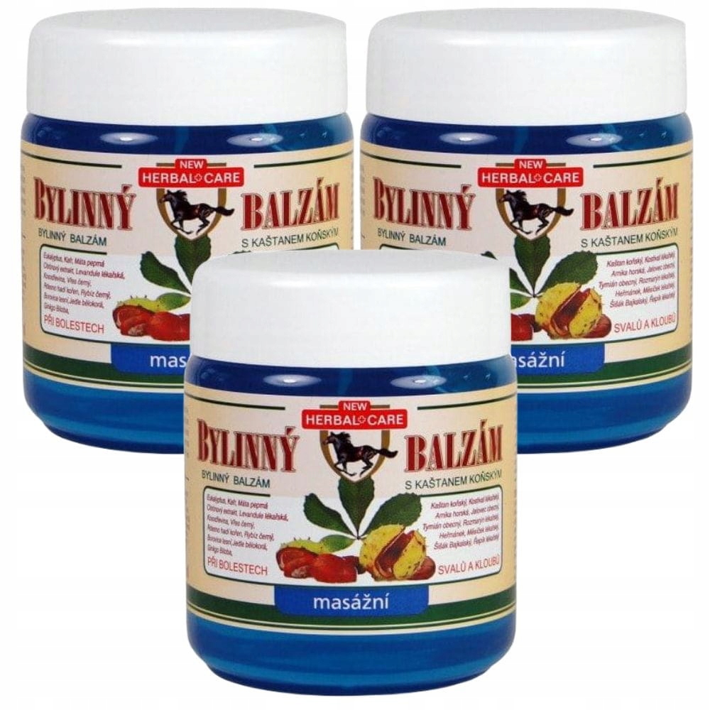 

Maść końska z kamforą mentolem Chłodząca 3x 500ml