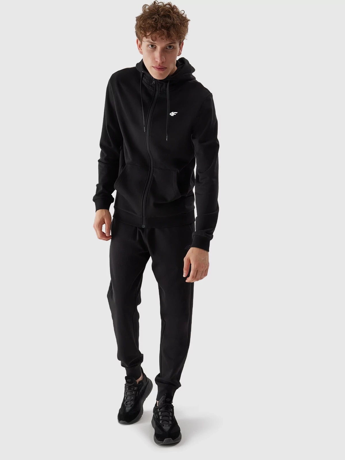 BLUZA MĘSKA 4F ROZPINANA Z KAPTUREM SPORTOWA BAWEŁNA LIMITOWANA W23T1283 Rozmiar L