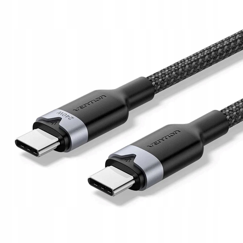 Kabel Usb-c do Usb-c 2.0 Pd 3.1 Vention 5A 240W 2m czarny