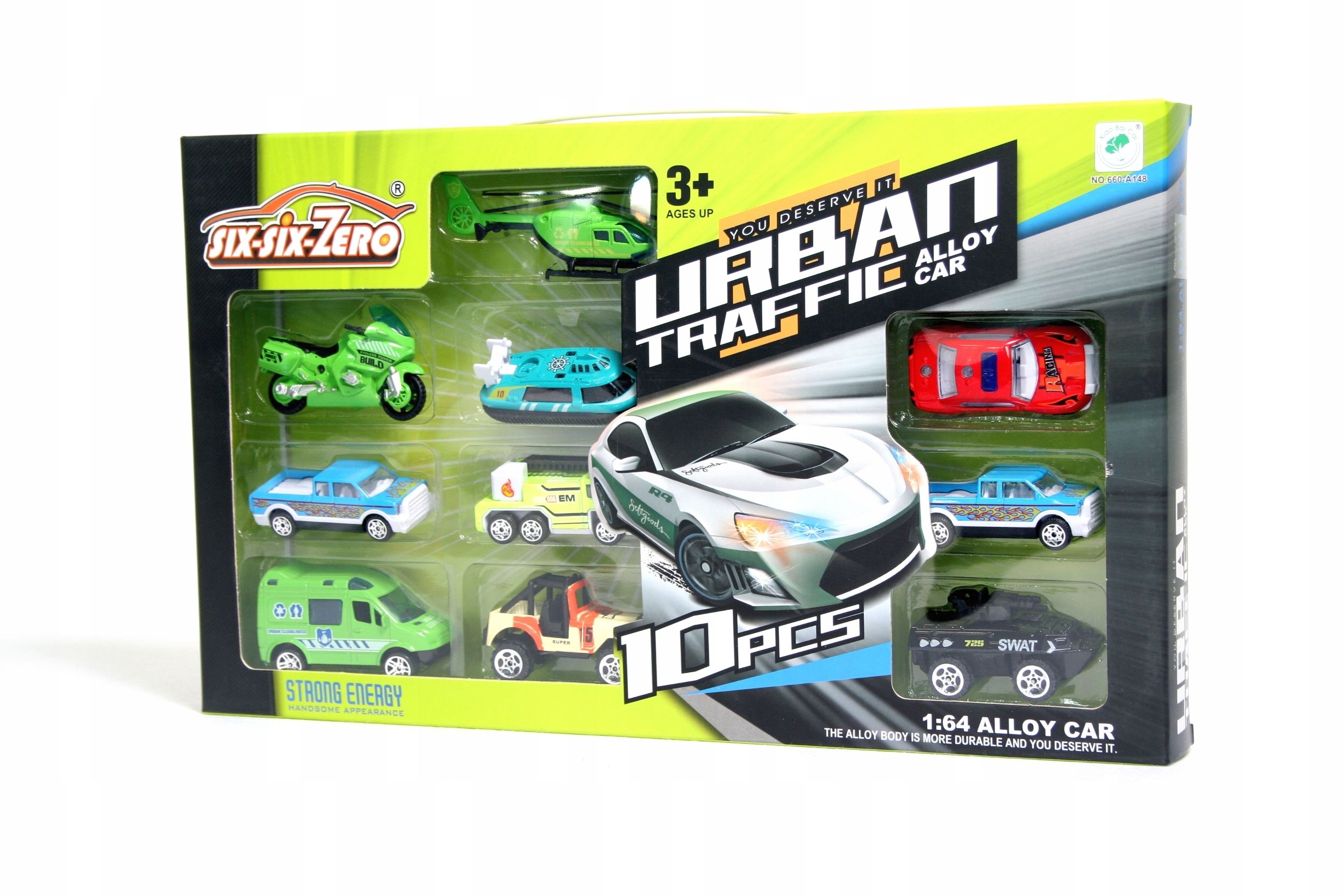 

Zestaw Resoraków samochody metalowe 10 Sztuk