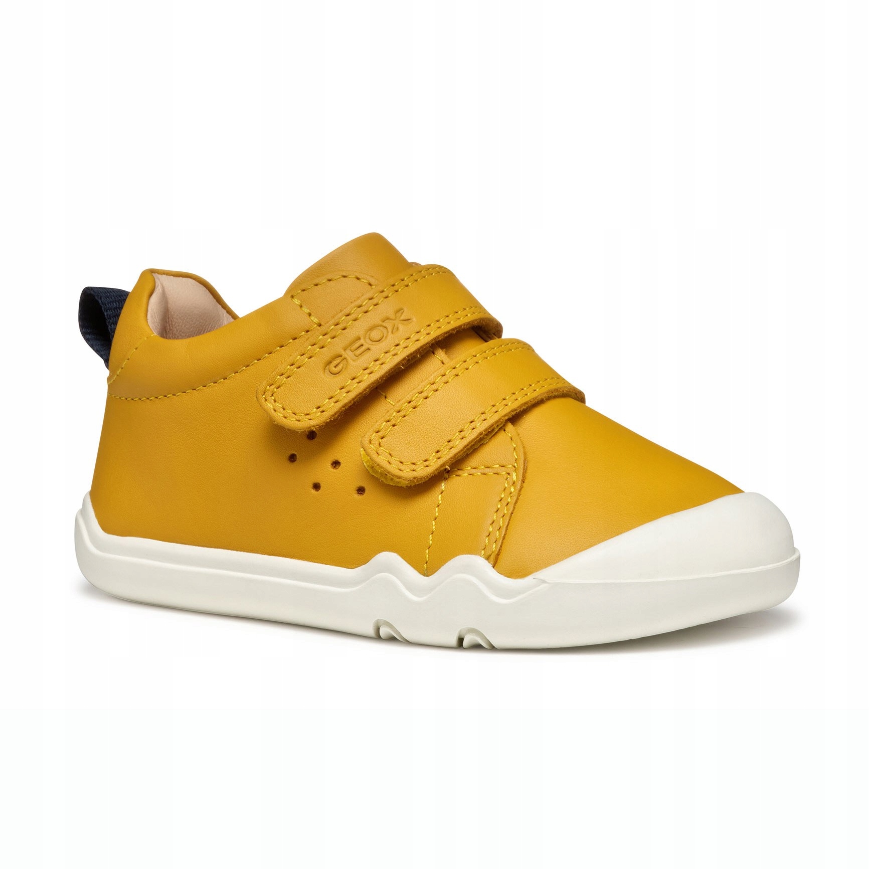 Sneakersy Trampki Barefoot Geox Steppieup Barefeel Ochre Yellow/navy R.20
