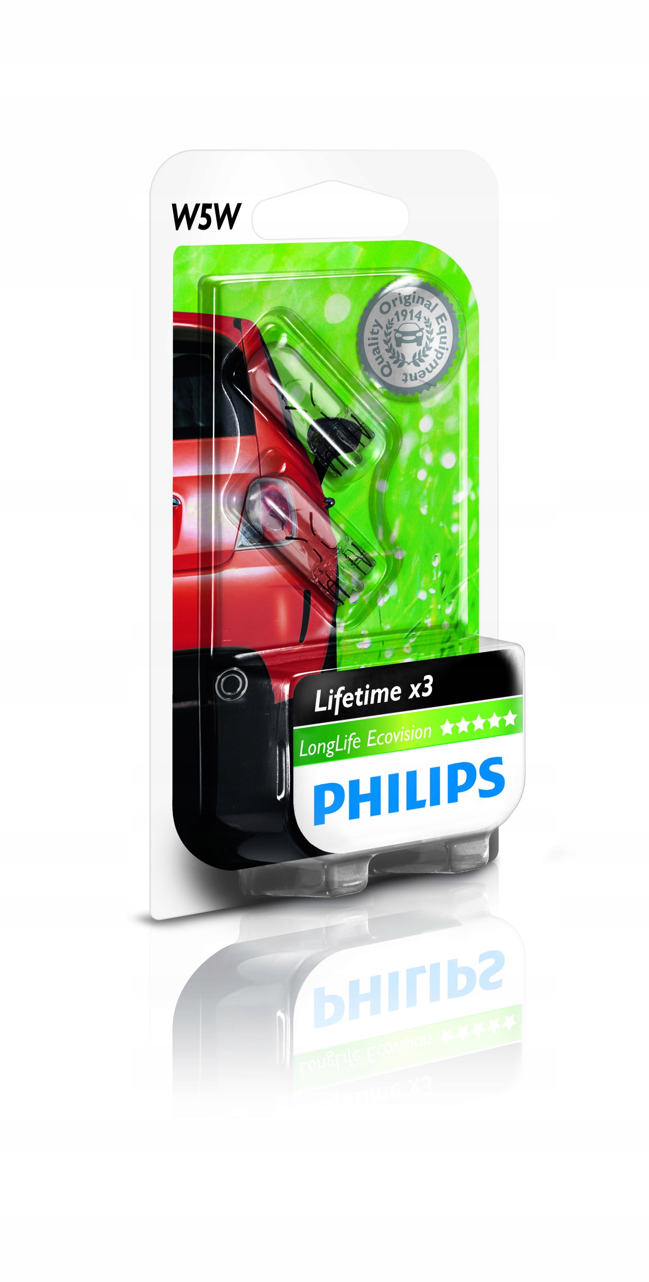 

Philips Zarowka W5W 12V 5W W2,1X9,5D Longlife 1296