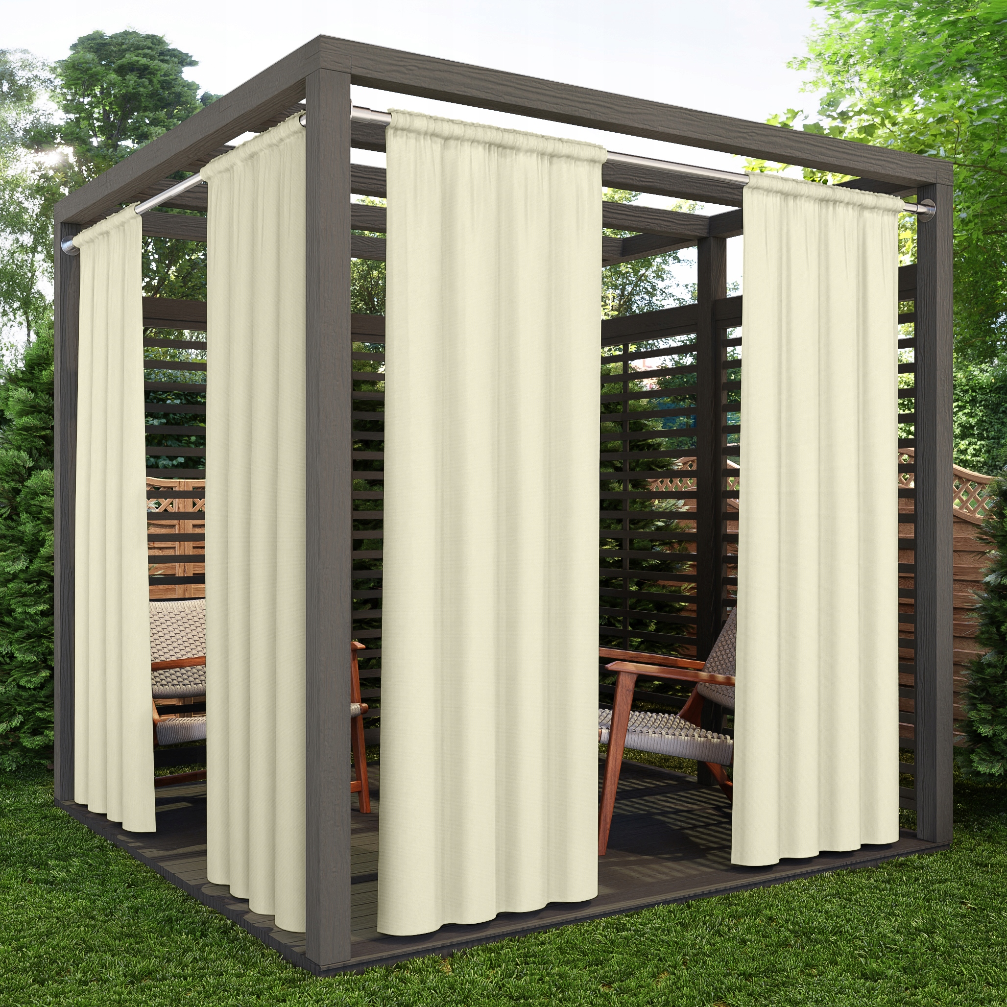 ZASŁONY OGRODOWE 155x230 DO ALTANY WODOODPORNE ZASŁONA NA ZEWNĄTRZ KOLORY Kod producenta ZASŁONA TARAS ALTANA WODOODPORNE BALKON