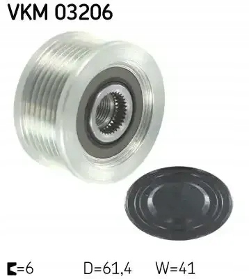 Генератор-однонаправленная муфта SKF VKM 03206