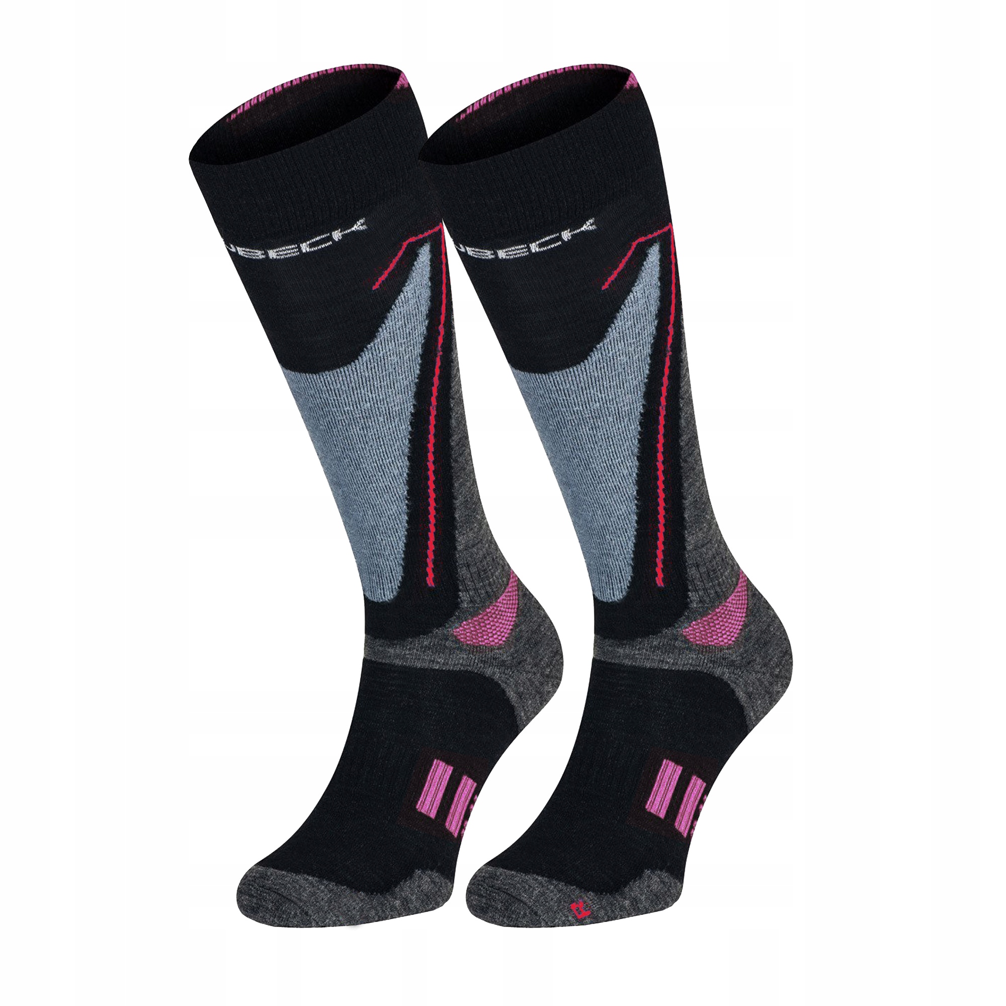 Damskie Skarpety Narciarskie Brubeck Merino Wool Zimowe Termiczne Wełna