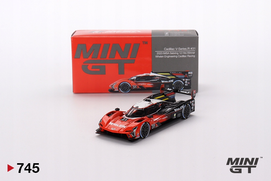 Mini Gt Cadillac V-Series.R#31 vítěz 12h Imsa Sebring 2023 1:64