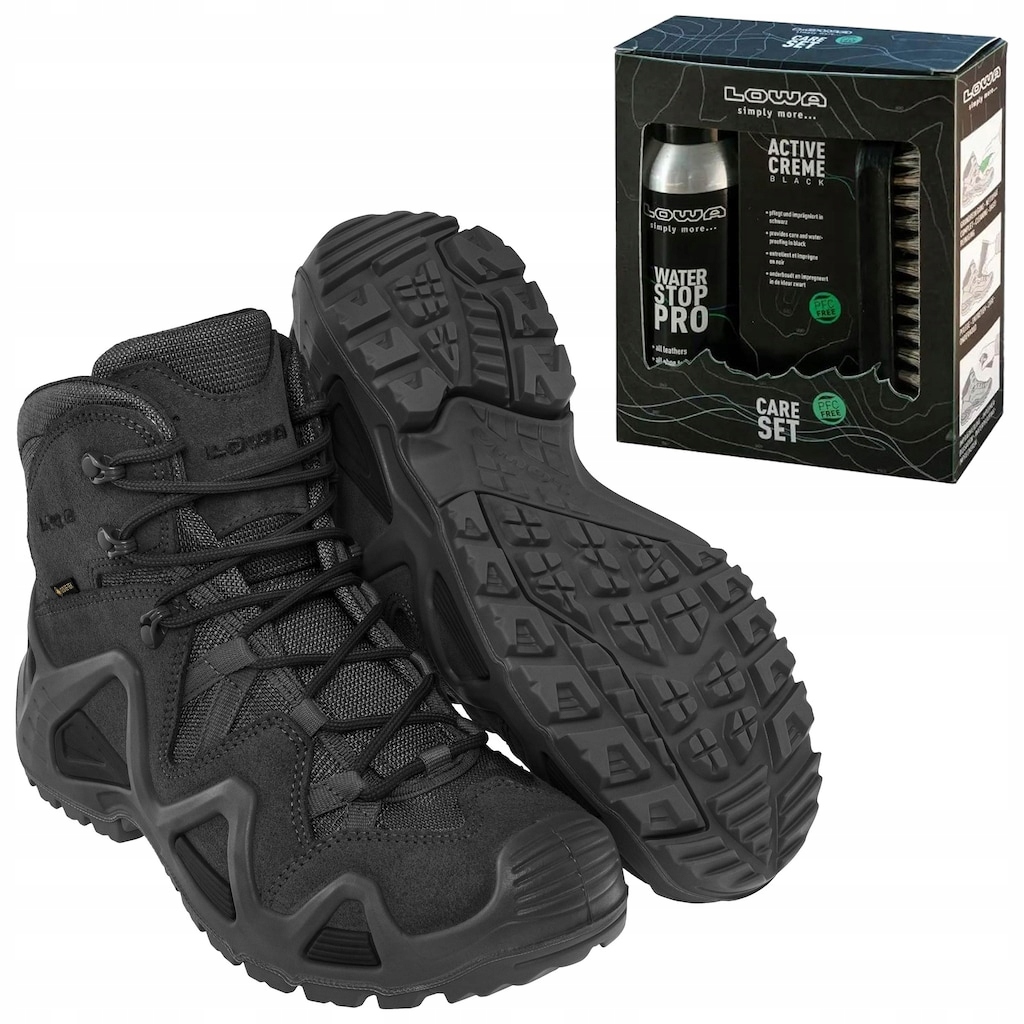 Vojenské taktické boty Zephyr Gtx MID Tf Black 45 Impregnát