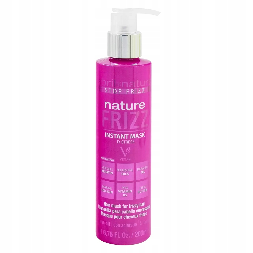 Abril et nature Nature Frizz Instant maska pro krepaté vlasy 200 Ml