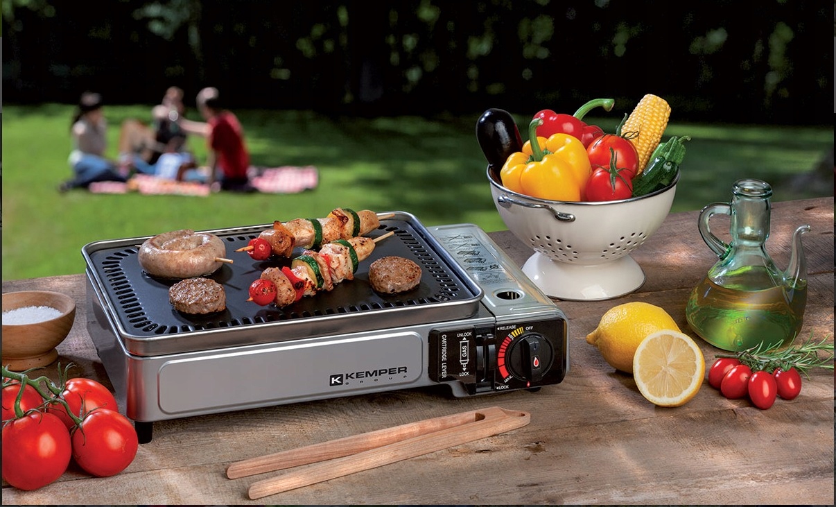 Plynový gril Kemper 2,8 kW 8 kartuší