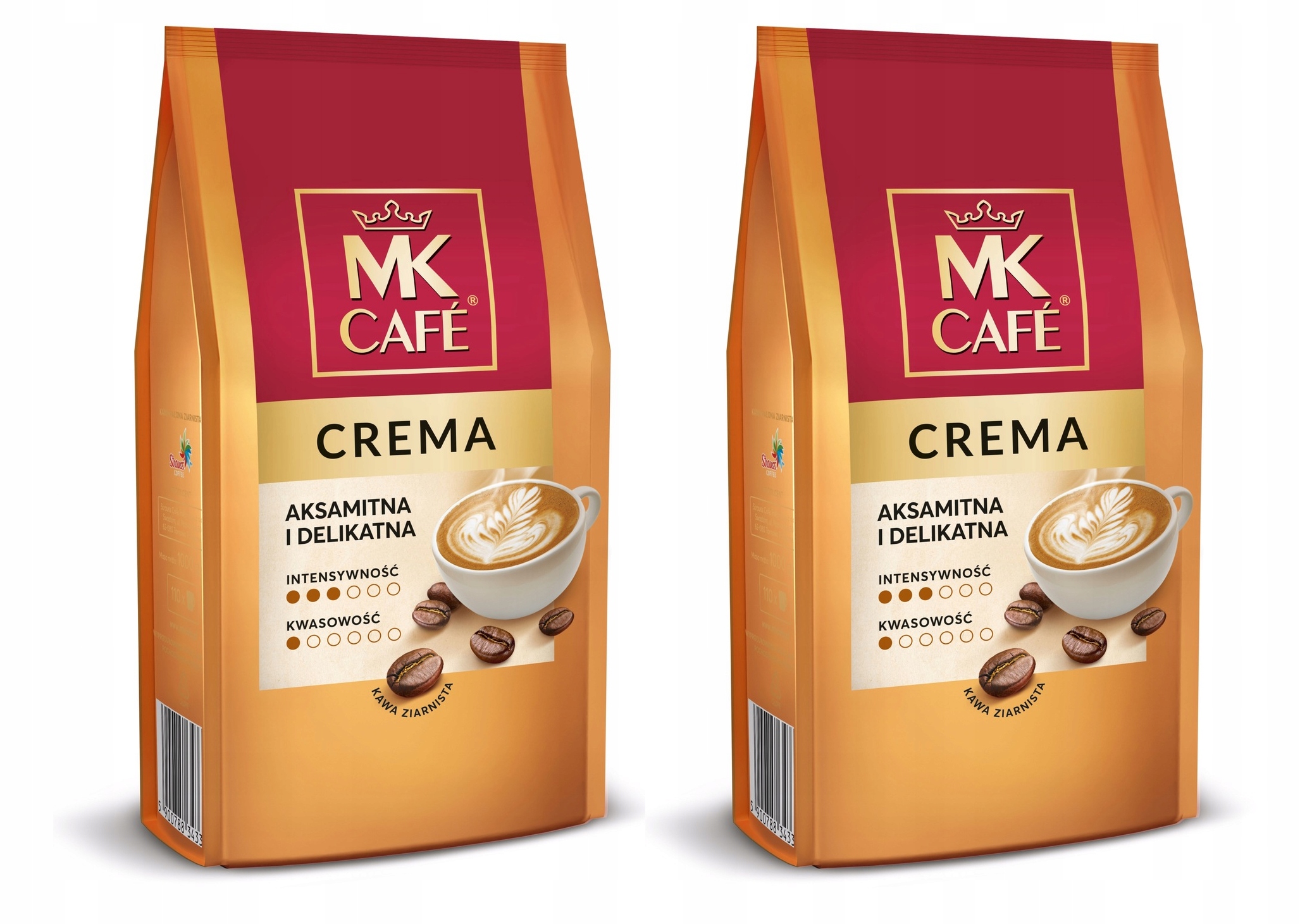 Kawa ziarnista MK Cafe Crema 2x1kg