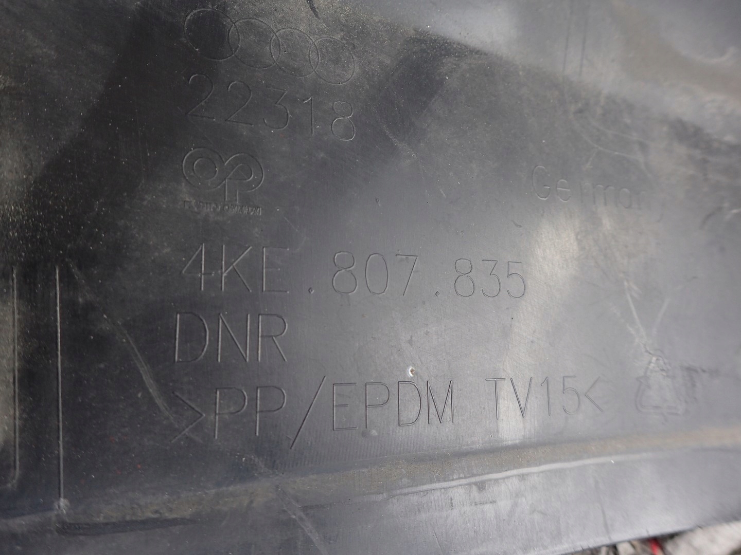 bumper rear part rear AUDI E TRON 4KE 2019- 4KE807521