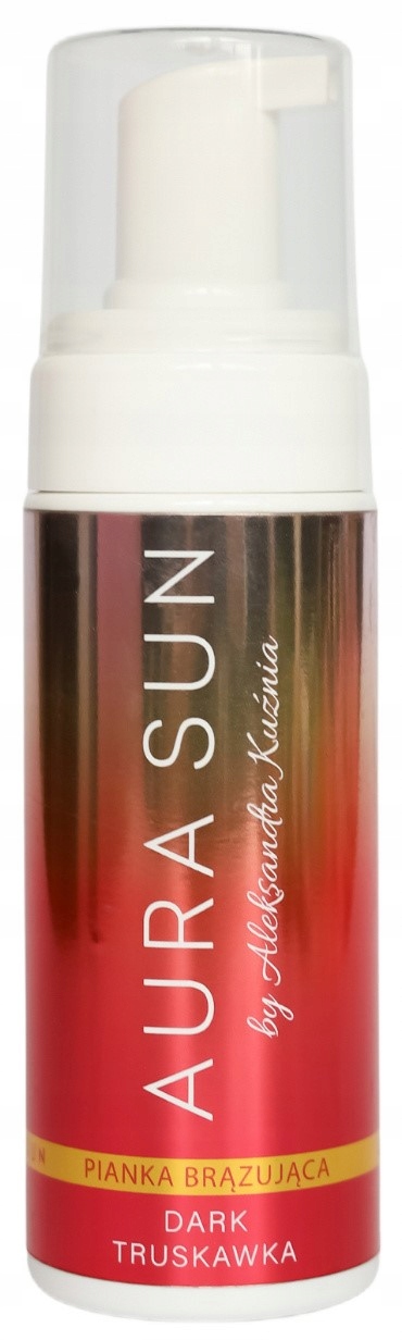 Aura Sun Pianka brązująca o zapachu truskawki Dark 150 ml