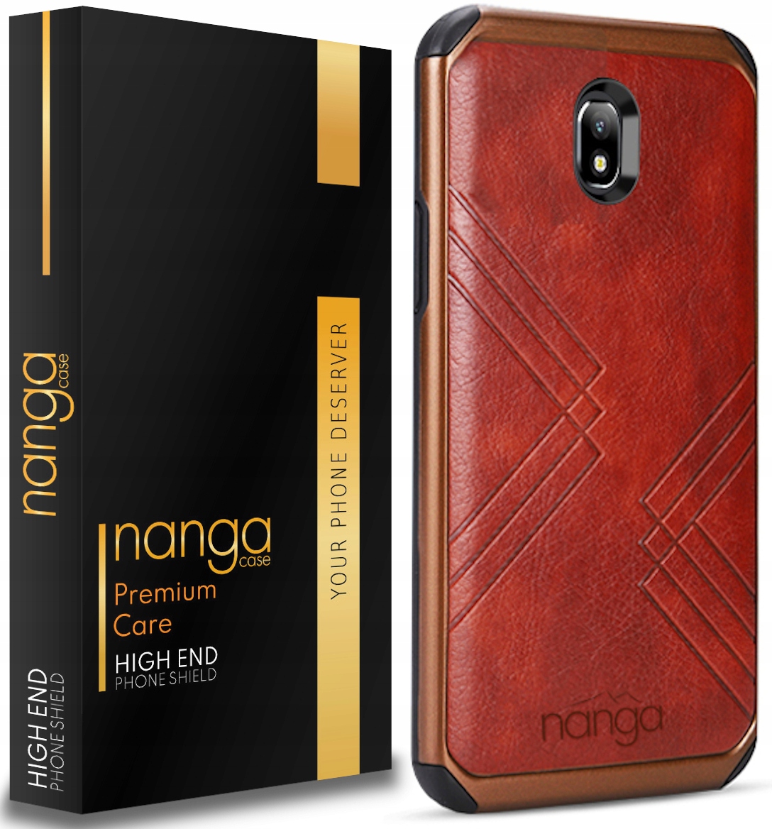 

Etui Skóra Pancerne Biznes Do Samsung J5 2017 Brąz