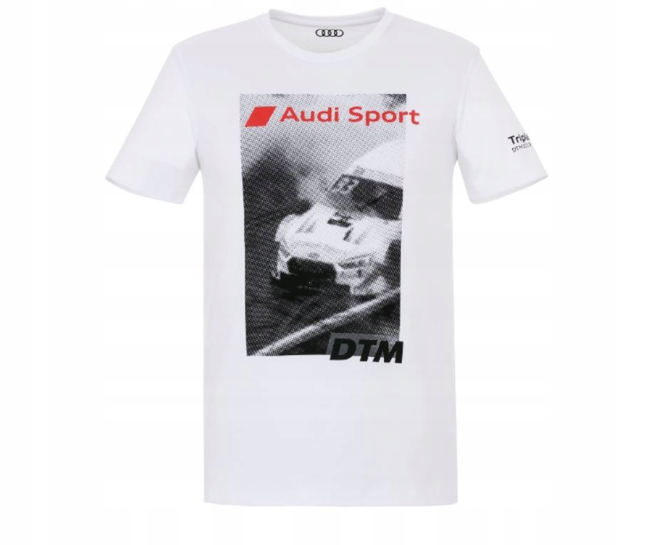 

Koszulka T-shirt Męska Audi Dtm Biała Roz. XXL