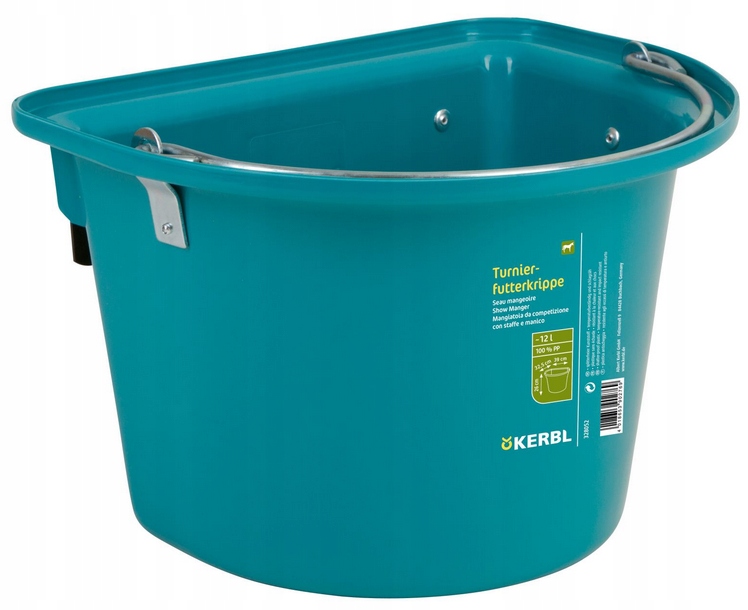 

Karmidło Poidło Z Hakami I Pałąkiem 12L Kerbl