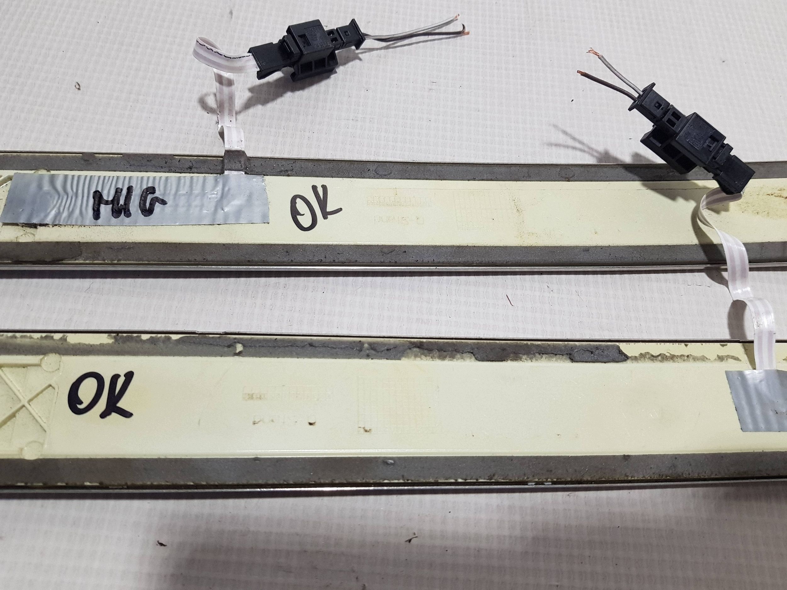 caps mouldings threshold front right left Komplet Mercedes GL X166
