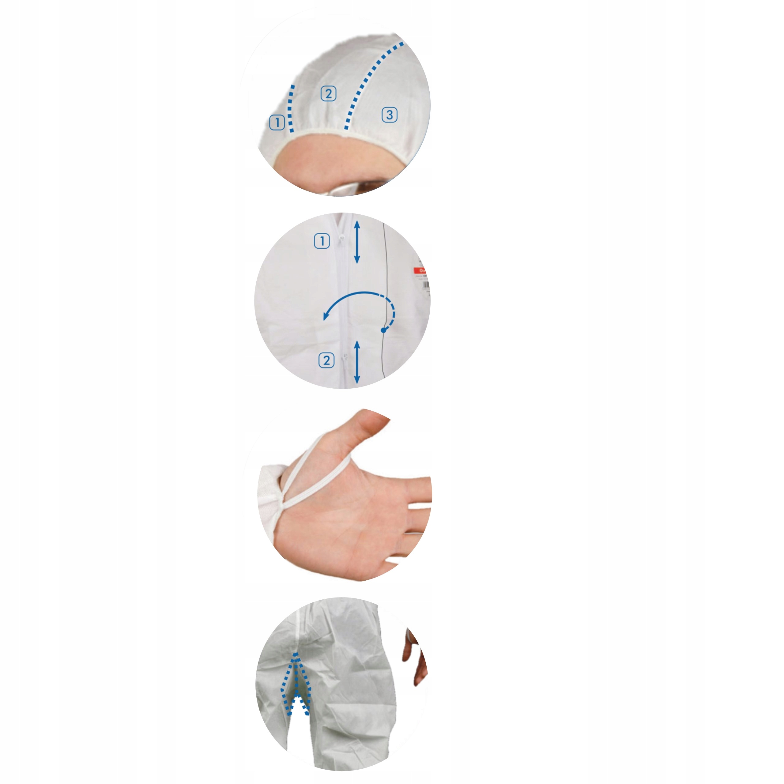 KOMBINEZON ROBOCZY BIAŁY LAKIERNICTWO NATRYSKOWE Model OxyChem