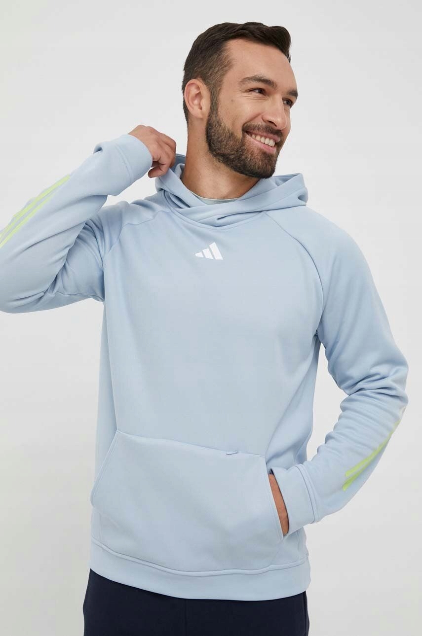 Adidas Pánská Mikina Essentials Train Icons 3-STRIPES Hoodie IJ8117 R M