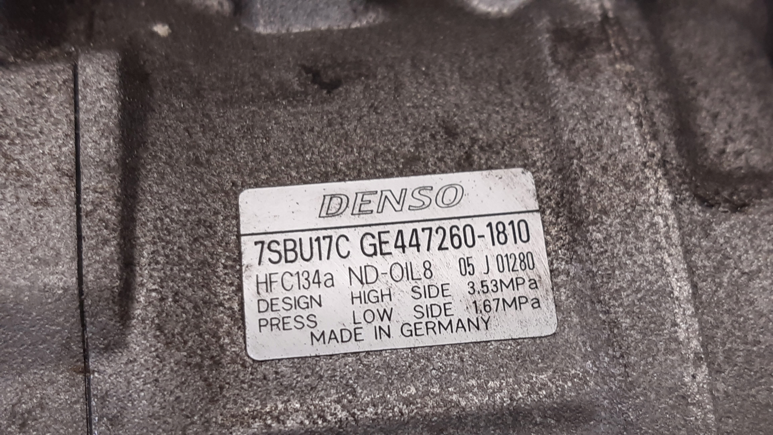 Klimakompressor klimaanlage 4472601810 BMW E61 LIFT