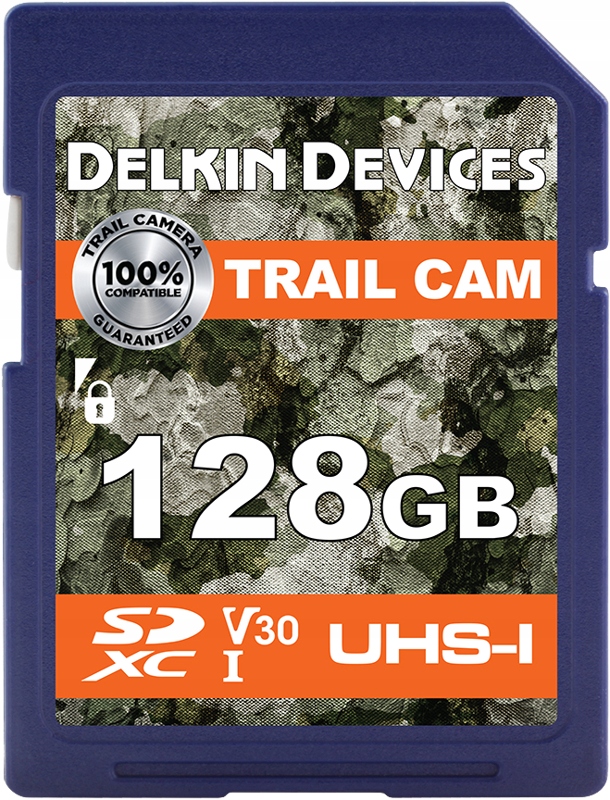 Delkin Trail Cam karta Sdxc (V30) R100/W75 128GB