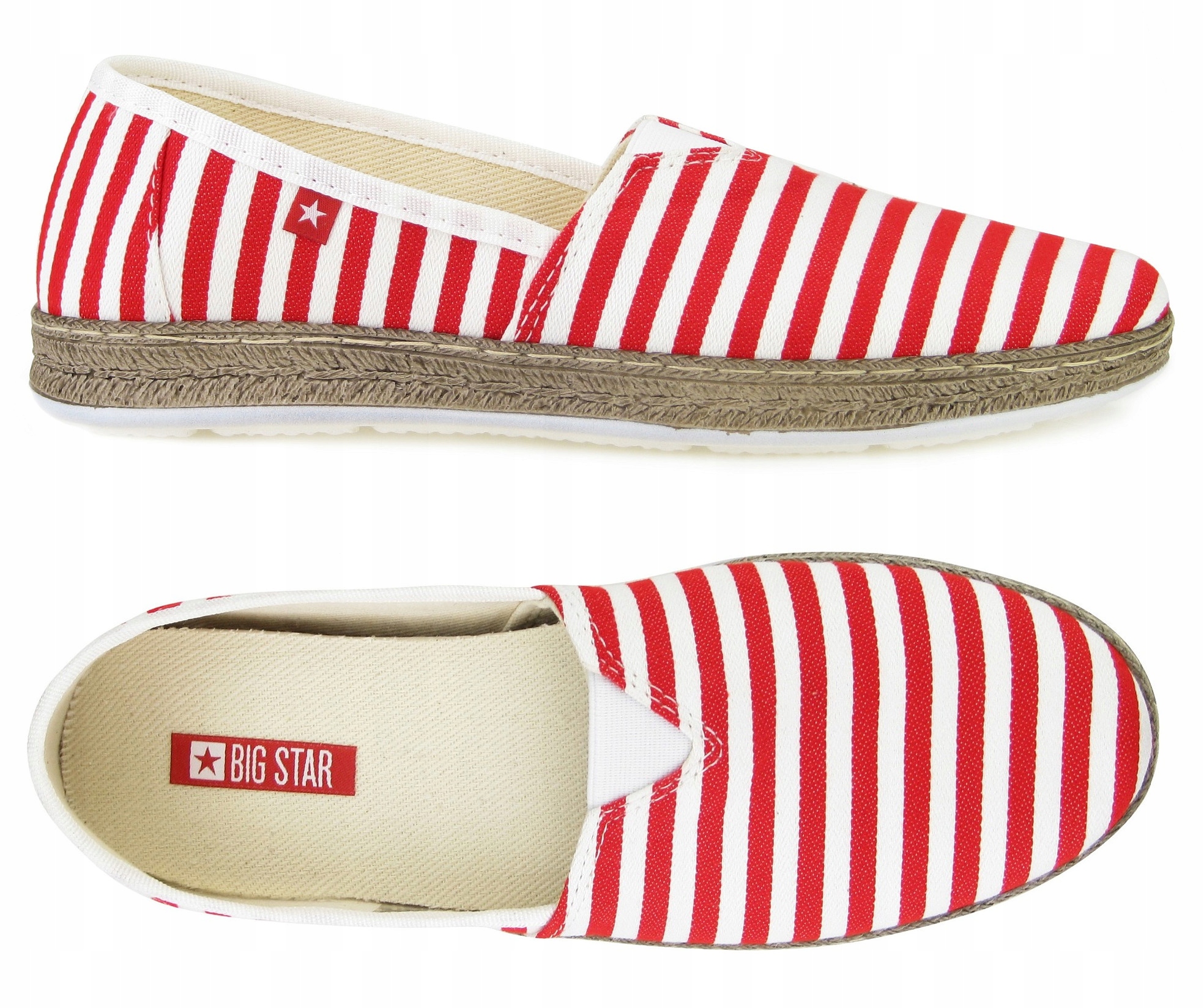 

Espadryle damskie Big Star wsuwane FF276028 41