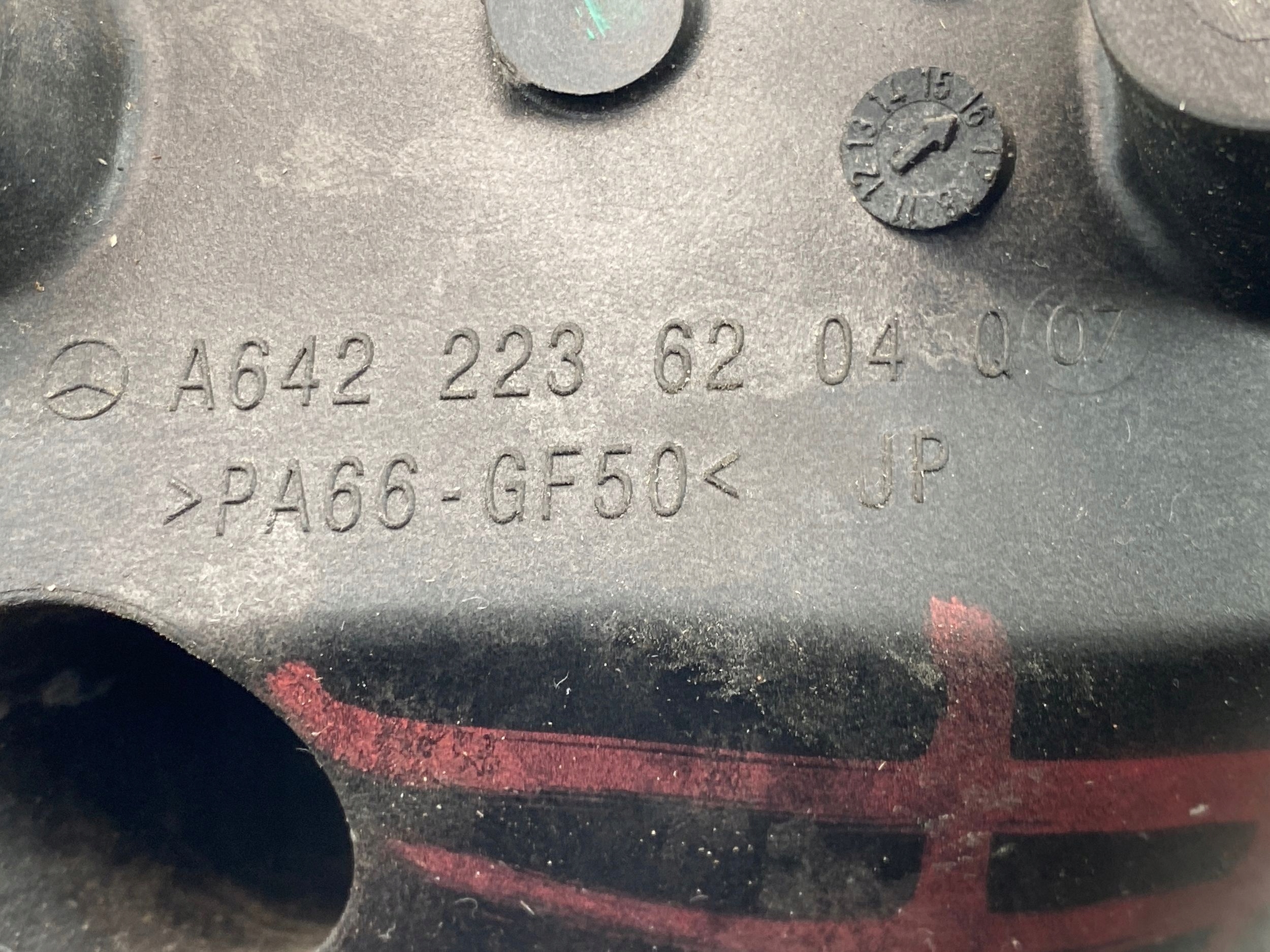 supporto Supporti motore usato GLS X166 3.0CDI A6422236204