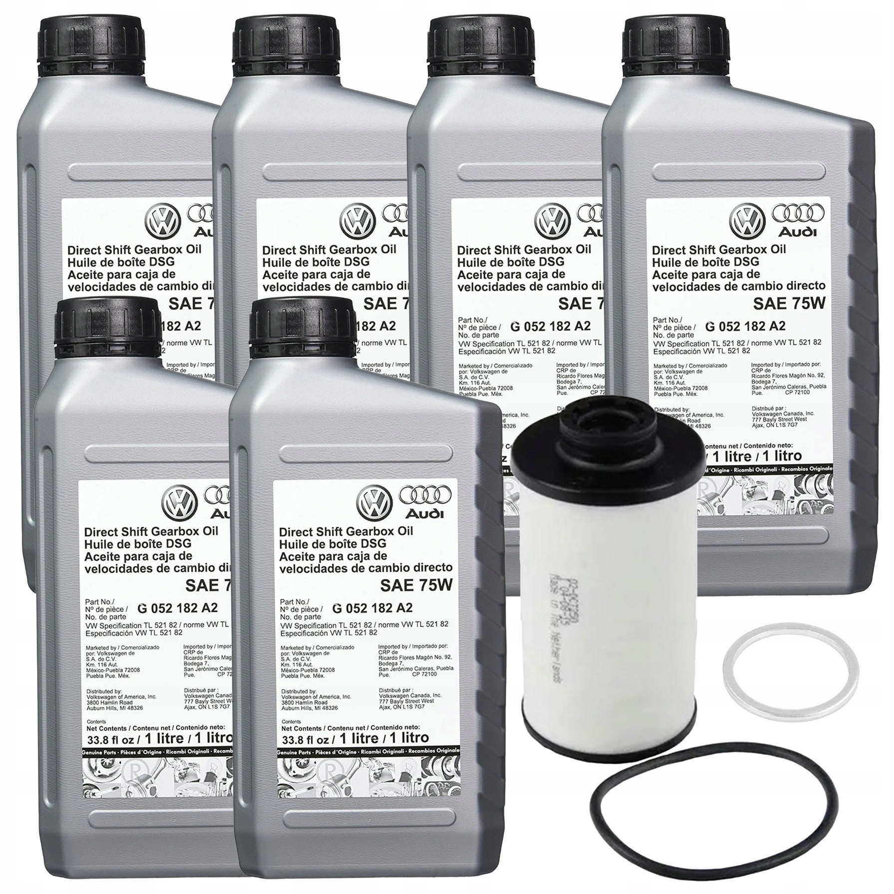Originální sada pro výměnu oleje Dsg Vw Audi Skoda Seat DQ250