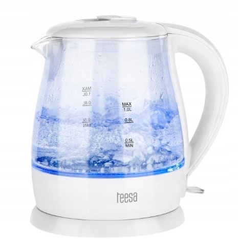 Elektrická Skleněná Konvice 1 L Led Teesa TSA1030