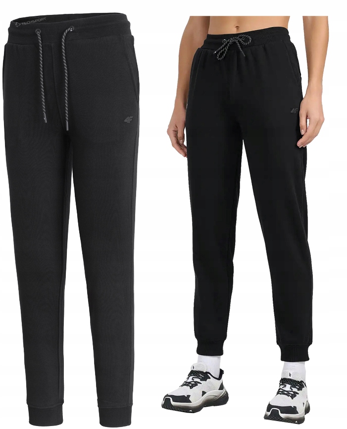 4F Damskie Spodnie Dresowe Bawełna Joggery rozm L