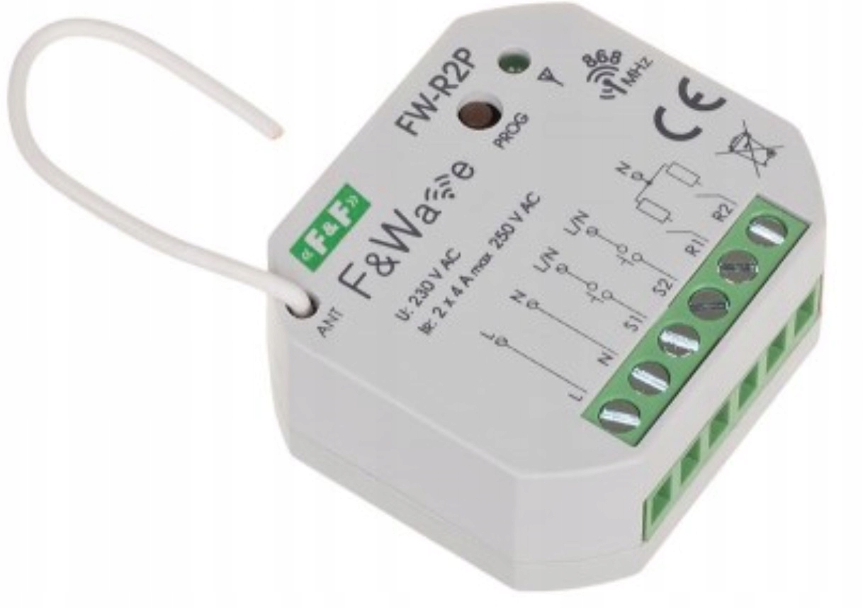 Przekaźnik bistabilny podwójny radiowy FW-R2P FF (FW-R2P) • Cena ...
