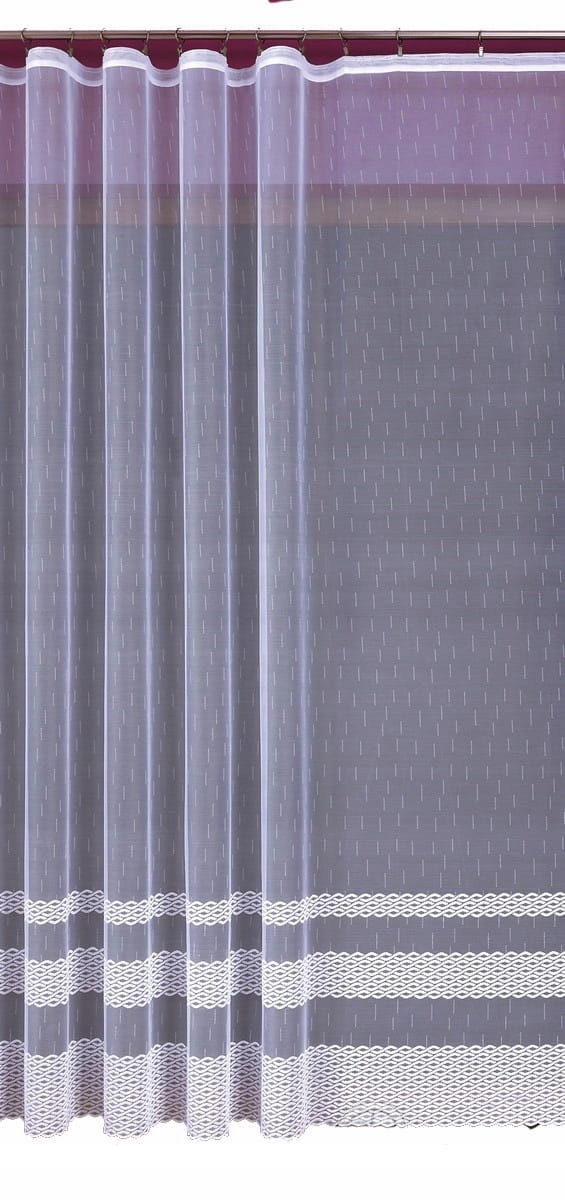 Mg Záclona žakár 618/184 500X250 cm Hotová S Páskou M