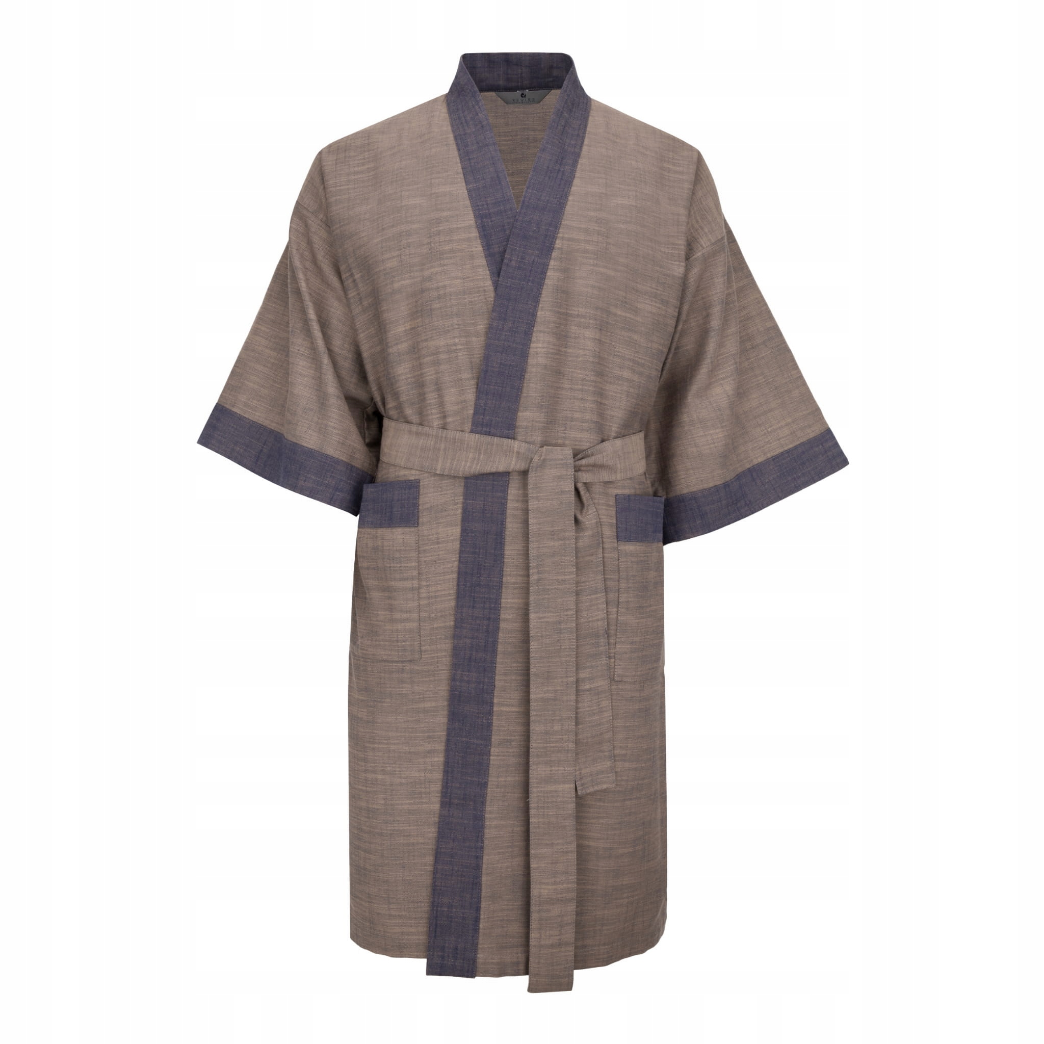 Revise RE-516 Župan typu kimono 100% bavlna Hnědý 3XL/4XL