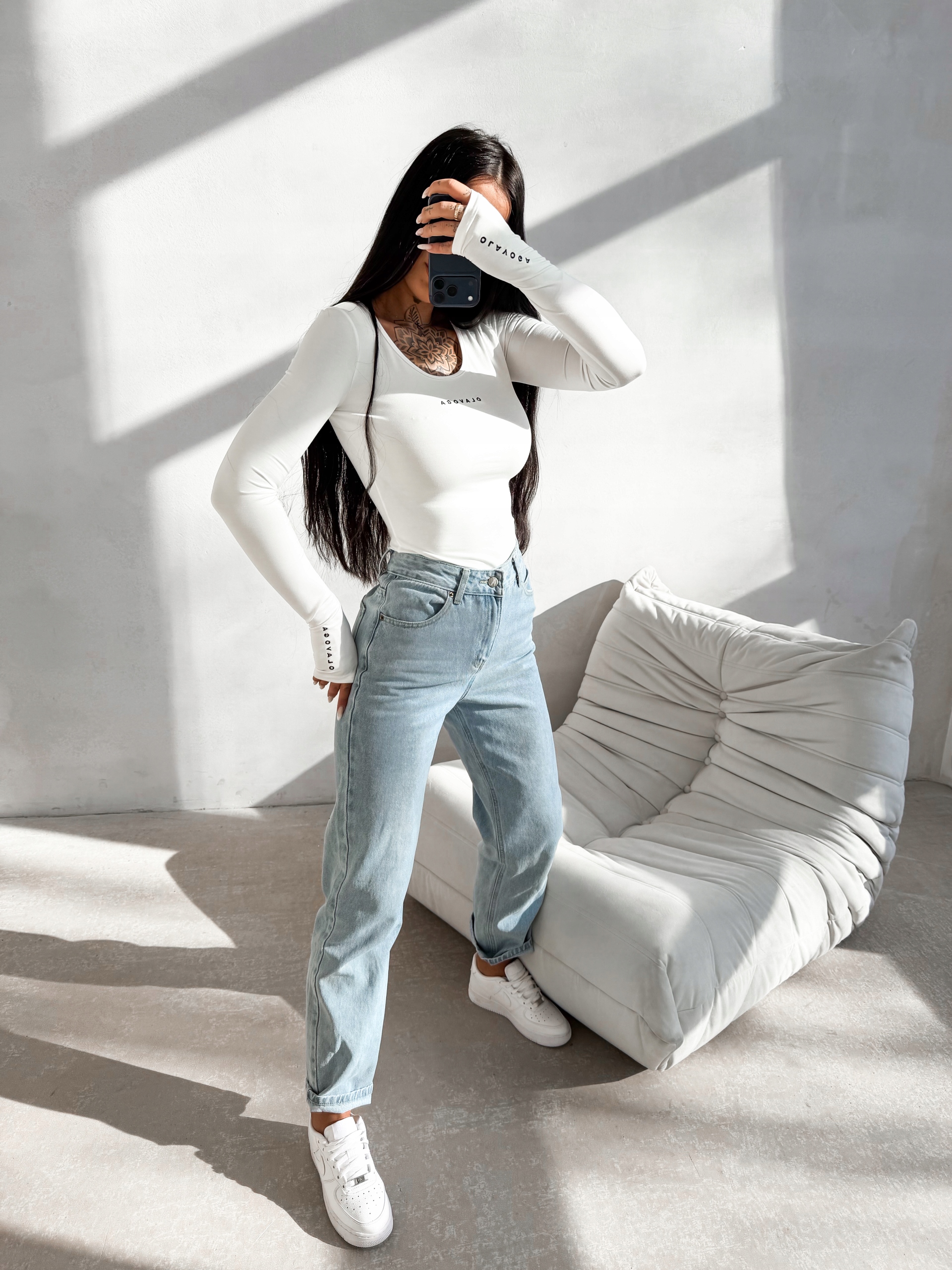 Bluzka Damska LIMI Olavoga Ecru L