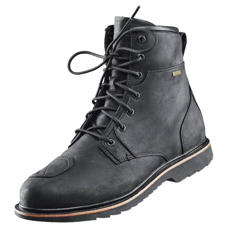Held Saxton pánske kožené Gore-Tex topánky čierne