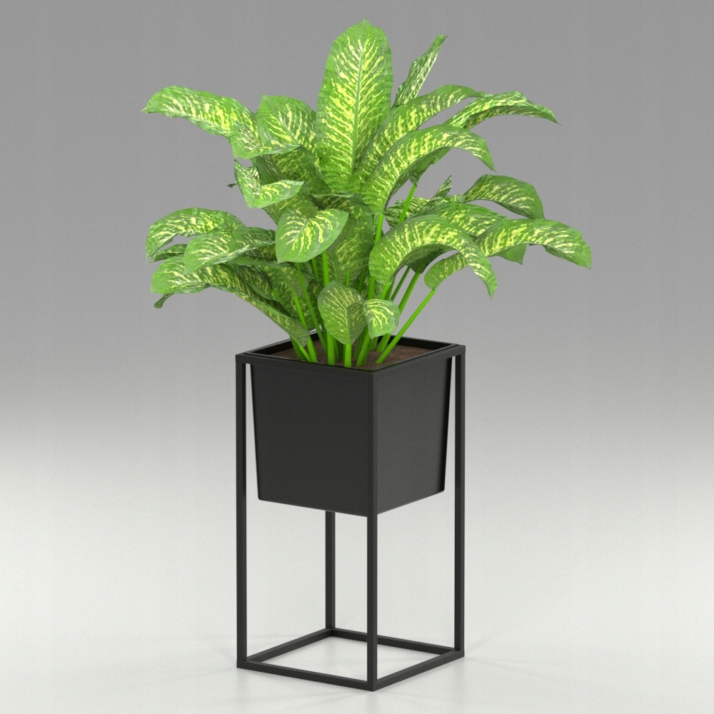 KWIETNIK STOJĄCY LOFT STOJAK NA KWIATY ROŚLINY METALOWY Z WKŁADEM L50cm Marka DesigM