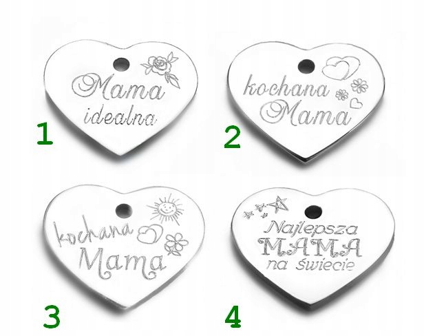 

Brelok dla Mamy na dzień Matki, inną okazję, Serce