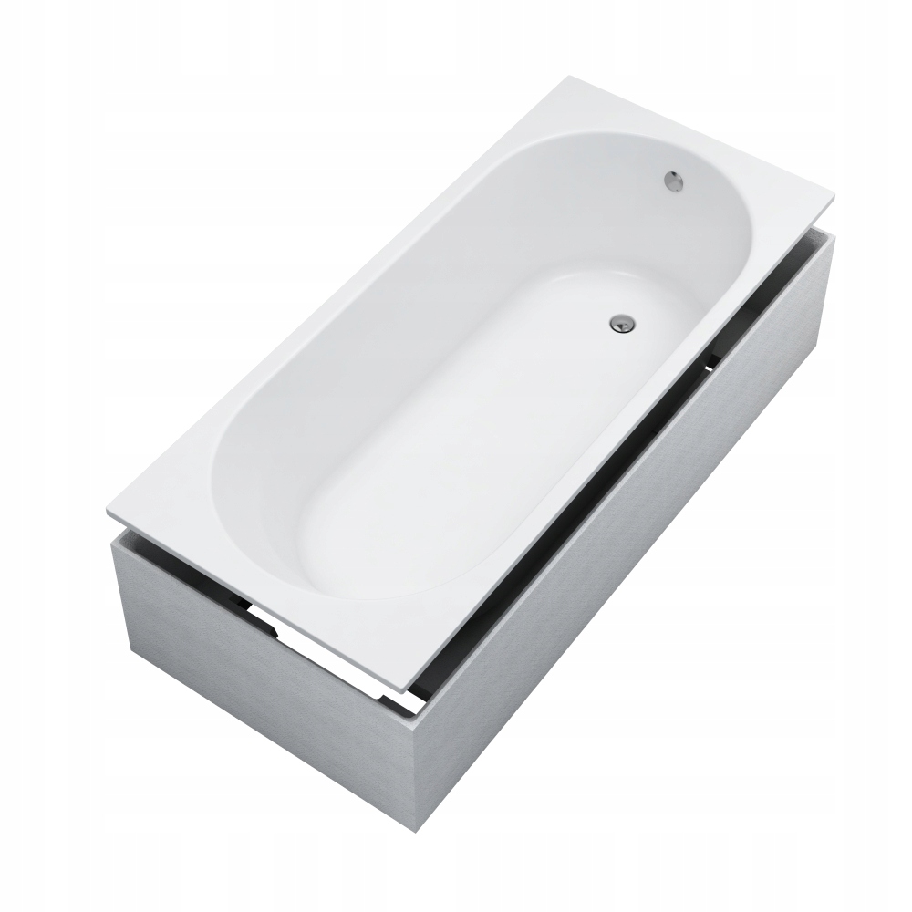 Akrylová vana Artemis 150 x 70 cm, bílá, nosič, Stabilsound Plus