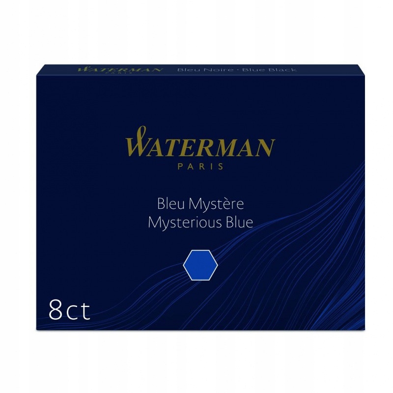 

Naboje Granatowe do Piór Waterman 8szt Oryginalne!