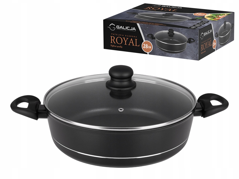 Patelnia Głęboka Royal 28cm Galicja