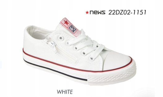 

News 1151 Tenisówki Trampki Białe White R 35