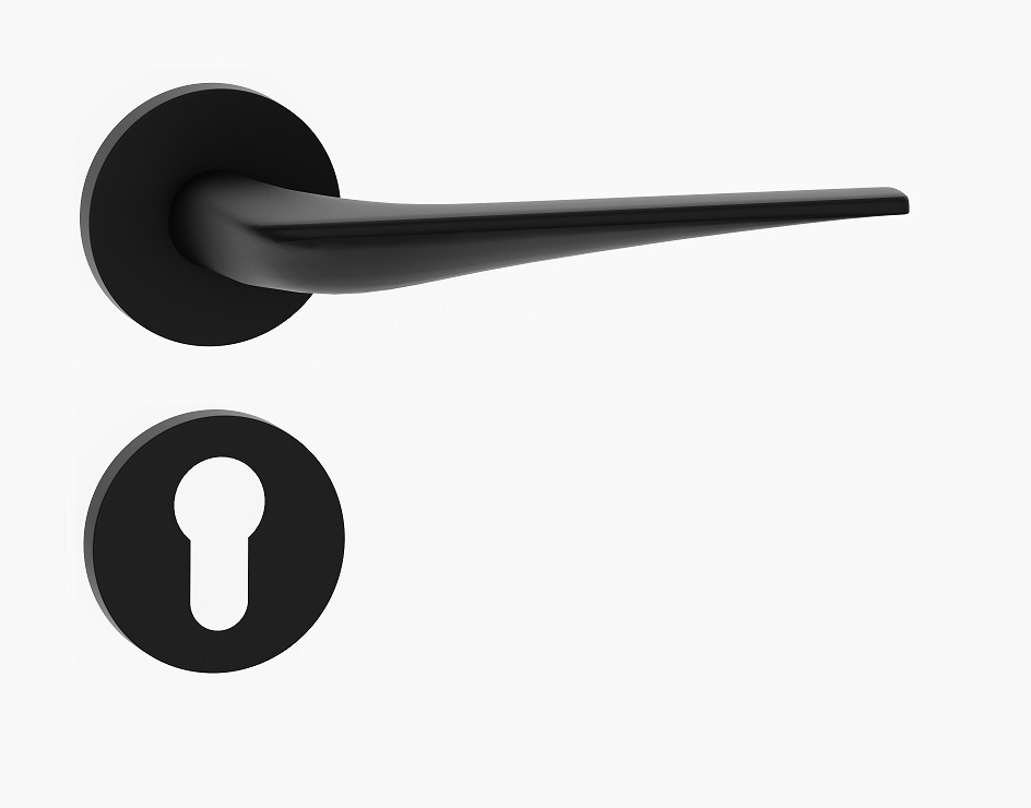 Klika kliky Rondo Ro černá rozety Wb