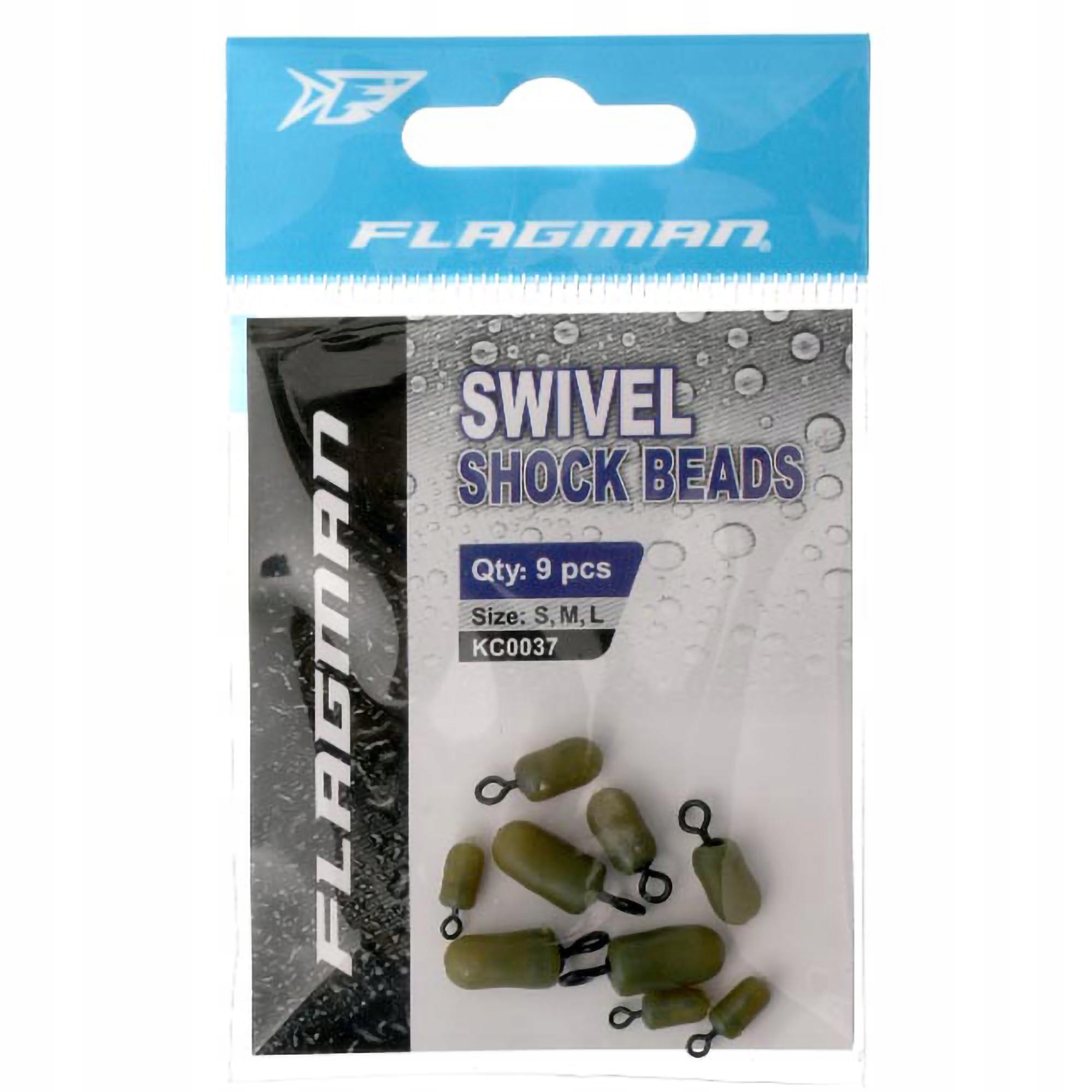 Łączniki Feeder Flagman Swivel Shock Beads 9 szt