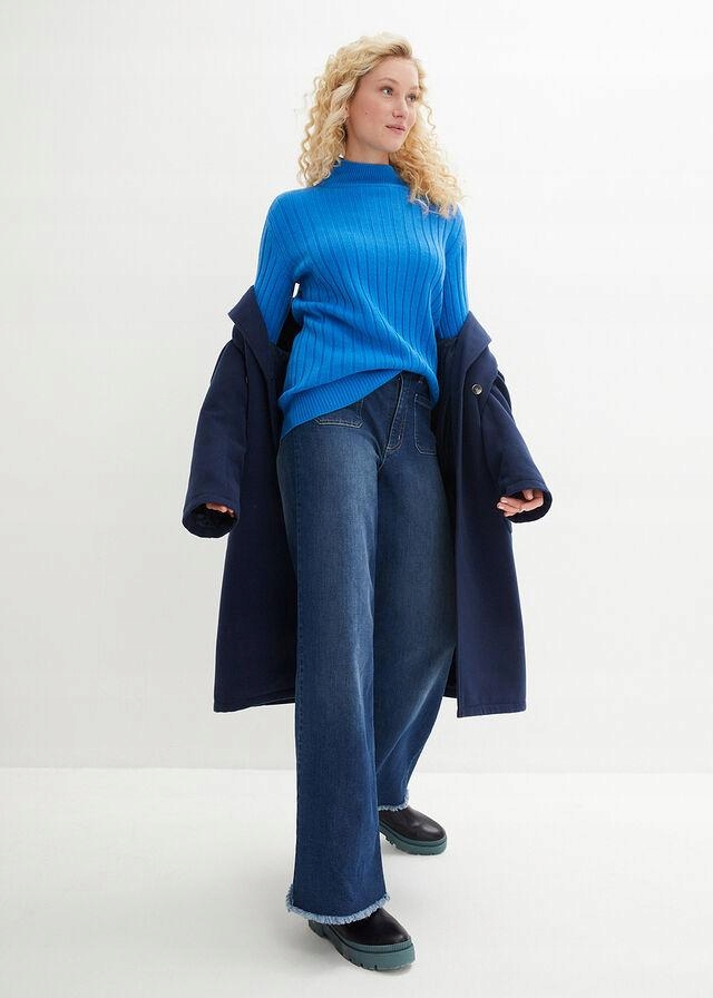 44 Bonprix SWETER ZE STÓJKĄ