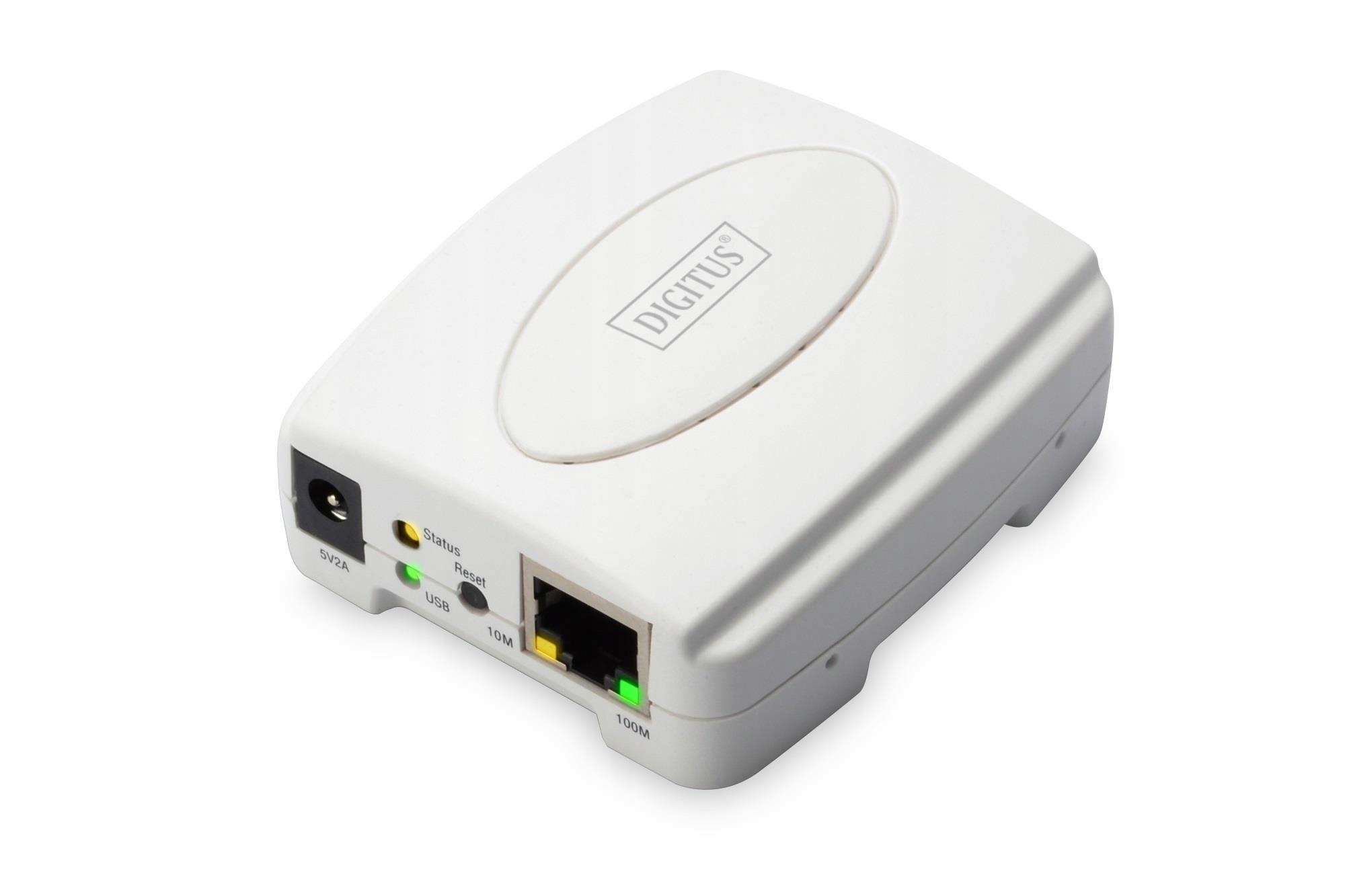 Serwer wydruku Digitus 1xUSB 1xRJ45