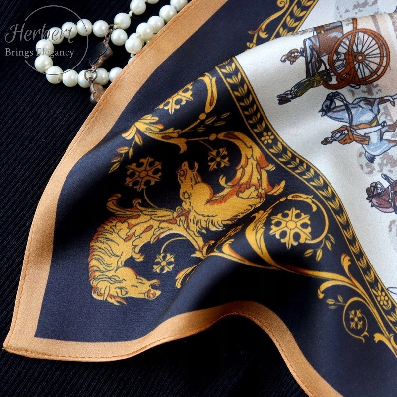 100% JEDWAB APASZKA Damski JAKOŚĆ Wzór CHUSTA+ Wzór dominujący inny wzór