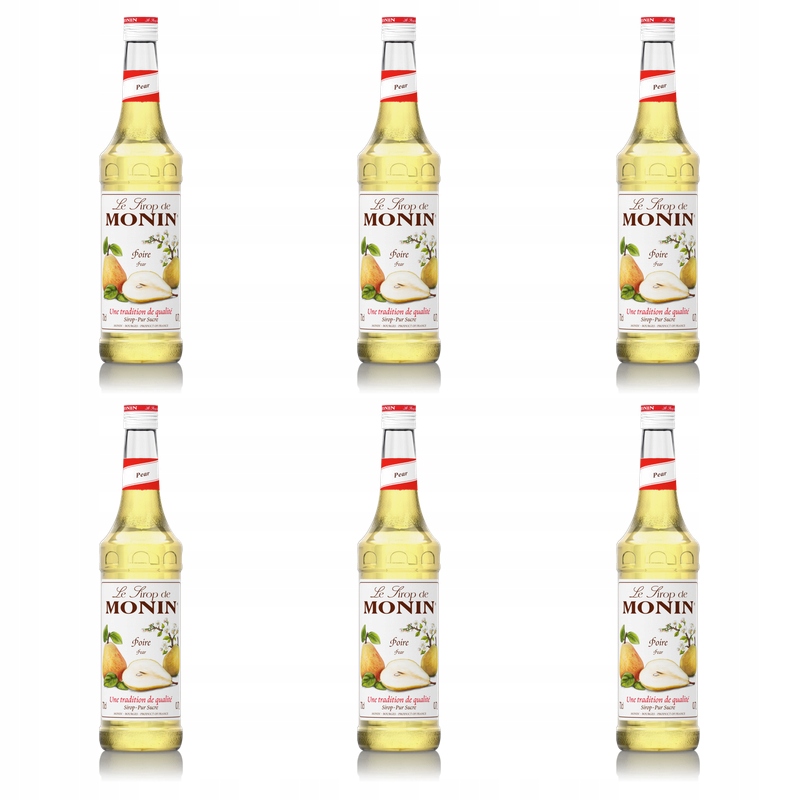 Monin Pear – hruškový sirup 0,7 l X6