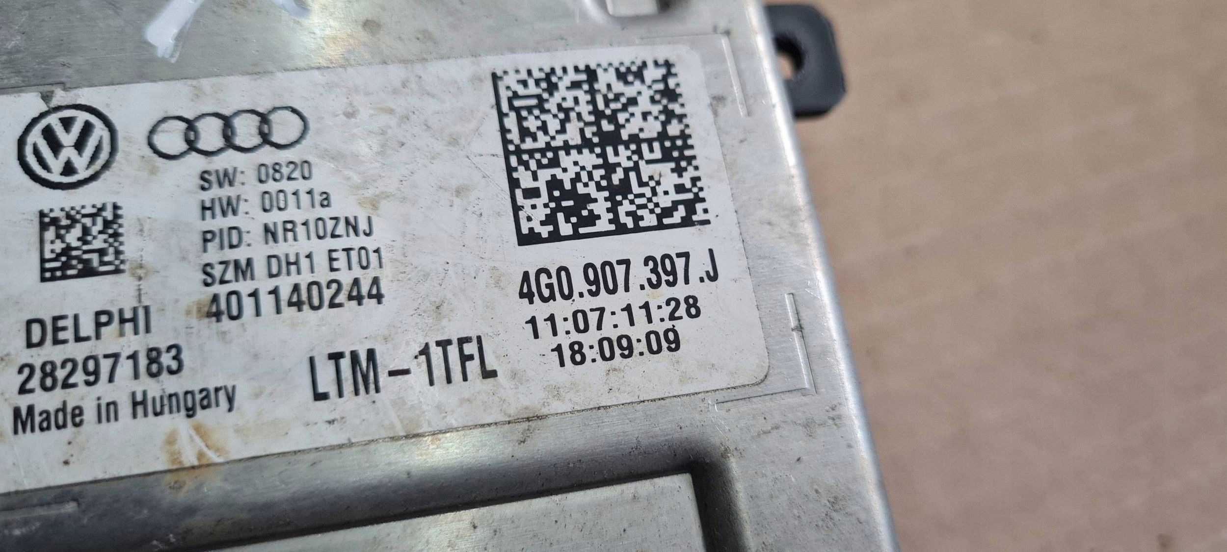 A7 4G module LED control unit lights XENON A6 C7 4G 4G0907397J